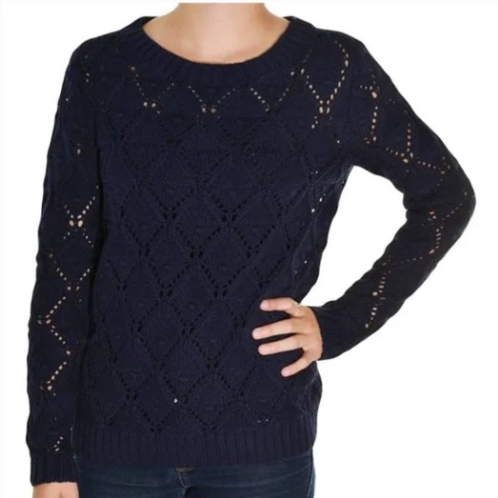 Tommy Hilfiger Navy Sweater - Picture 2 of 4